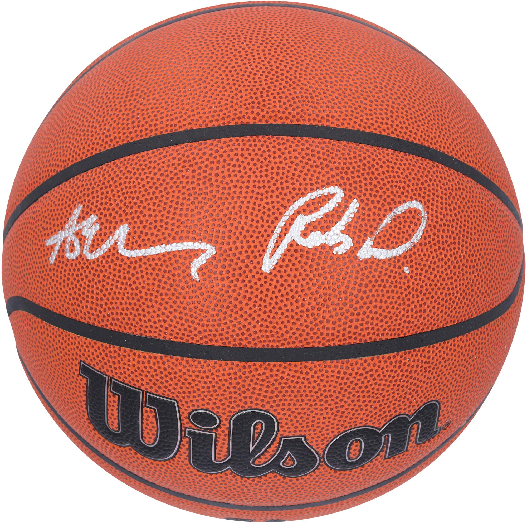 Anthony Edwards and Rob Dillingham Minnesota Timberwolves Autographed Wilson Authentic Series Indoor/Outdoor Basketball - Fanatics Authentic Certified