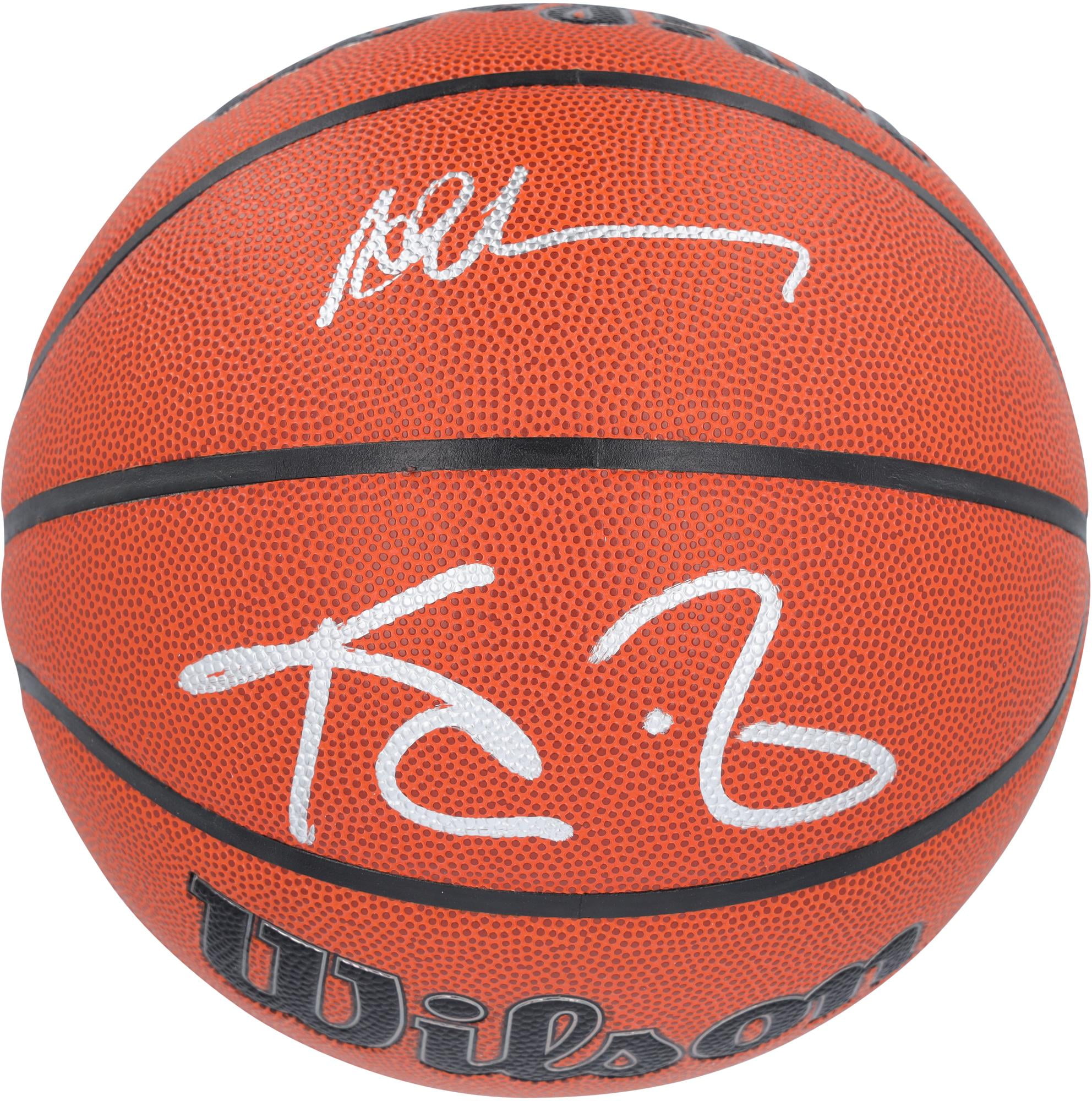 Anthony Edwards and Kevin Garnett Minnesota Timberwolves Autographed Wilson Authentic Series Indoor/Outdoor Basketball - Fanatics Authentic Certified