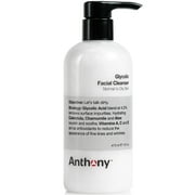 Anthony Glycolic Facial Cleanser for Men Deep Cleansing Face Wash with Aloe Vera, 32 fl oz