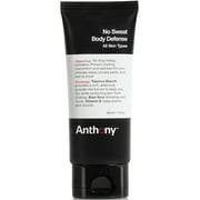 Anthony No Sweat Body Defense Deodorant for Men, Anti-Chafing & Anti-Itch Body Lotion, 3 fl oz