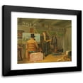 thumbnail image 1 of Anthony Oberman 14x12 Black Modern Framed Museum Art Print Titled - The Artist at His Studio (1820), 1 of 5
