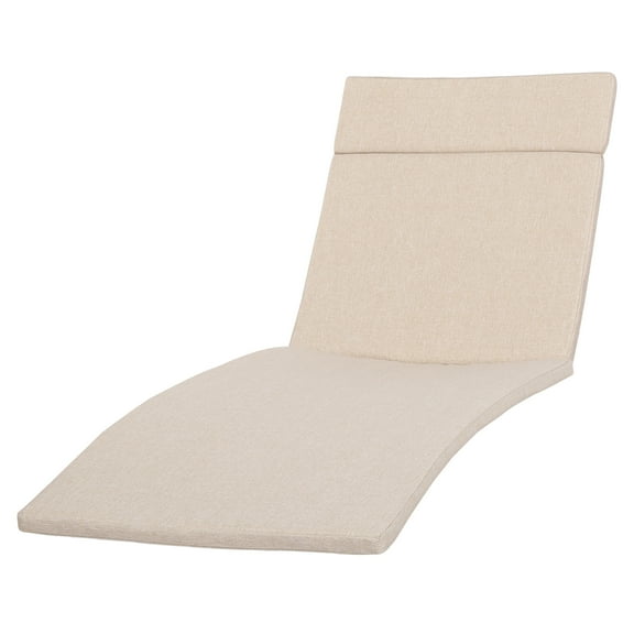 Anthony Outdoor Chaise Lounge Cushion, Textured Beige