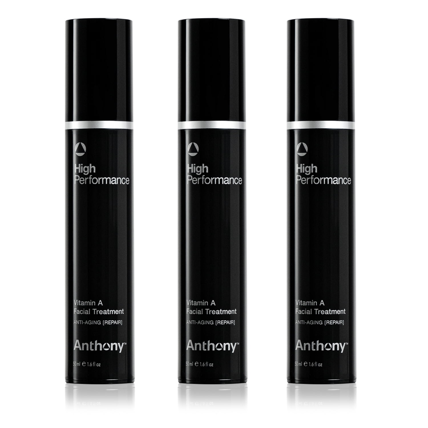 Anthony Retinol Cream for Face: High Performance Retinol Anti Wrinkle Face Cream – Anti Aging Facial Treatment Moisturizer; Vitamin A, Shea Butter & Squalane, Preserves Youthful Skin 1.6 Fl  Pack of 3