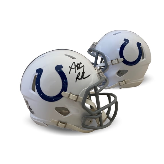 Anthony Richardson Autographed Indianapolis Colts Signed Football Mini Helmet Fanatics Authentic COA