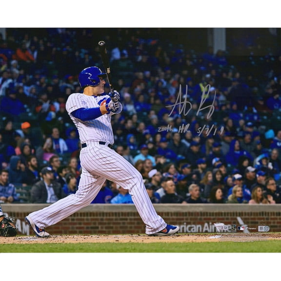 Anthony Rizzo Chicago Cubs Autographed 16" x 20" Stylized Photograph with "200TH HR 5/7/19" Inscription - #16 of a Limited Edition of 16 - Fanatics Authentic Certified