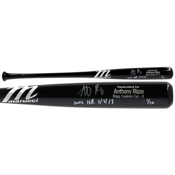 Anthony Rizzo Chicago Cubs Autographed Marucci Gane Model Bat with "200TH HR 5/7/19" Inscription - #1 of a Limited Edition of 20 - Fanatics Authentic Certified