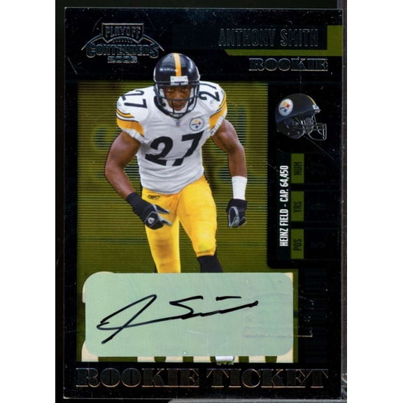 Anthony Smith RC Card 2006 Playoff Contenders Rookie Autograph #206