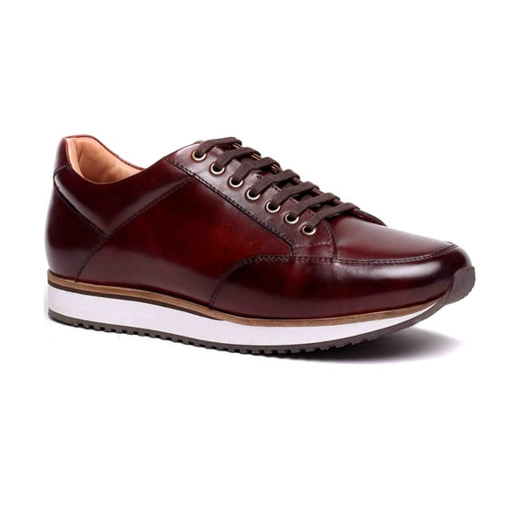 Anthony Veer Barack Court Sneakers for Men | Calfskin Leather Upper | Cushioned Ortholite® Footbed & Rubber Outsole