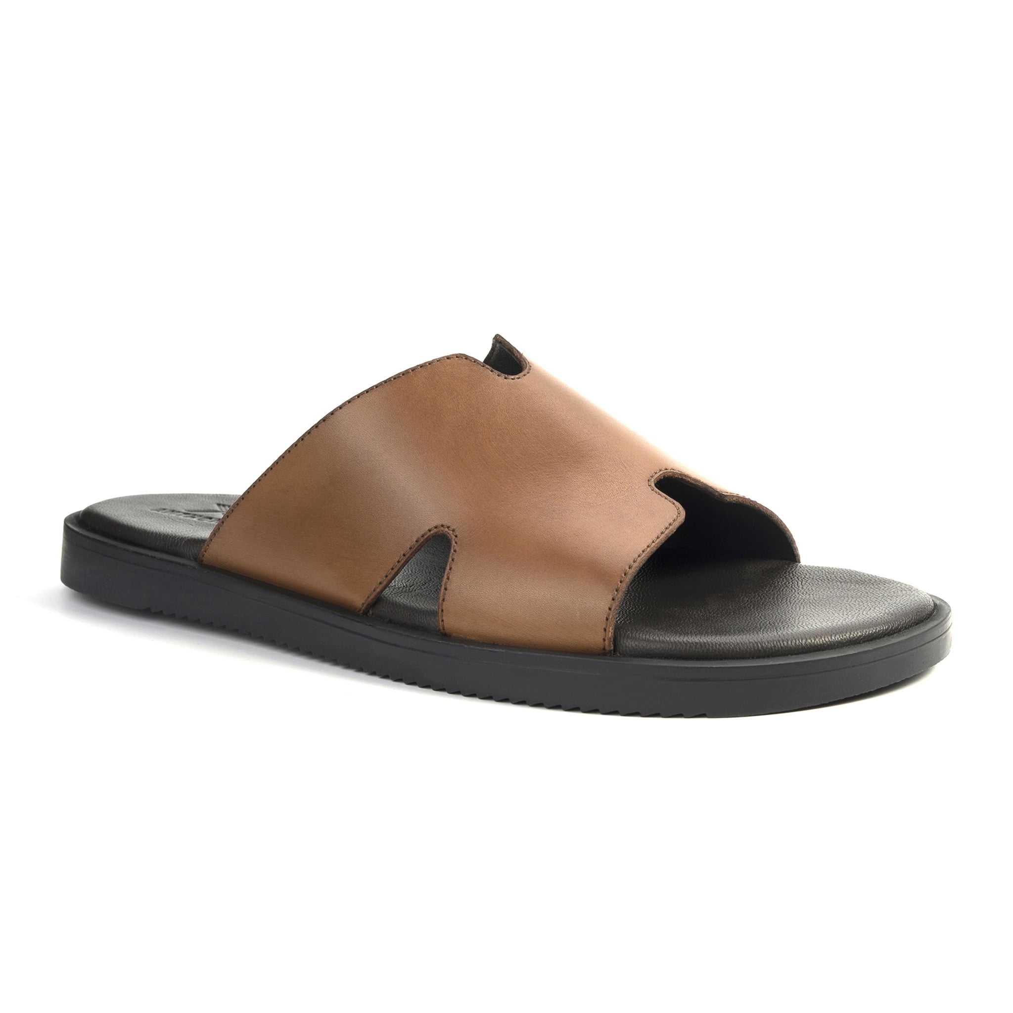 Anthony Veer Mens Marrkesh Leather Comfort Slide - Walmart.com display picture 2