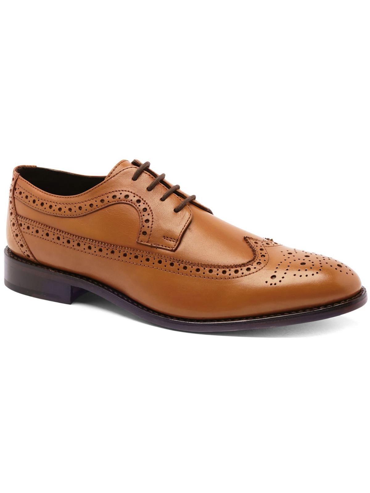 Anthony Veer Mens Regan Leather Wingtip Oxfords - Walmart 