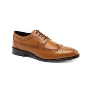 Anthony Veer Mens Regan Leather Wingtip Oxfords