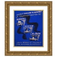 thumbnail image 1 of Anthony Velonis 20x24 Gold Ornate Framed and Double Matted Museum Art Print Titled - Early Cancer is Curable if Properly Treated by Surgery, Radium, X-Rays (1937), 1 of 4