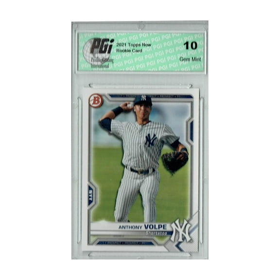 Anthony Volpe 2021 Bowman Prospects #BP-85 New York Yankees Rookie Card PGI 10