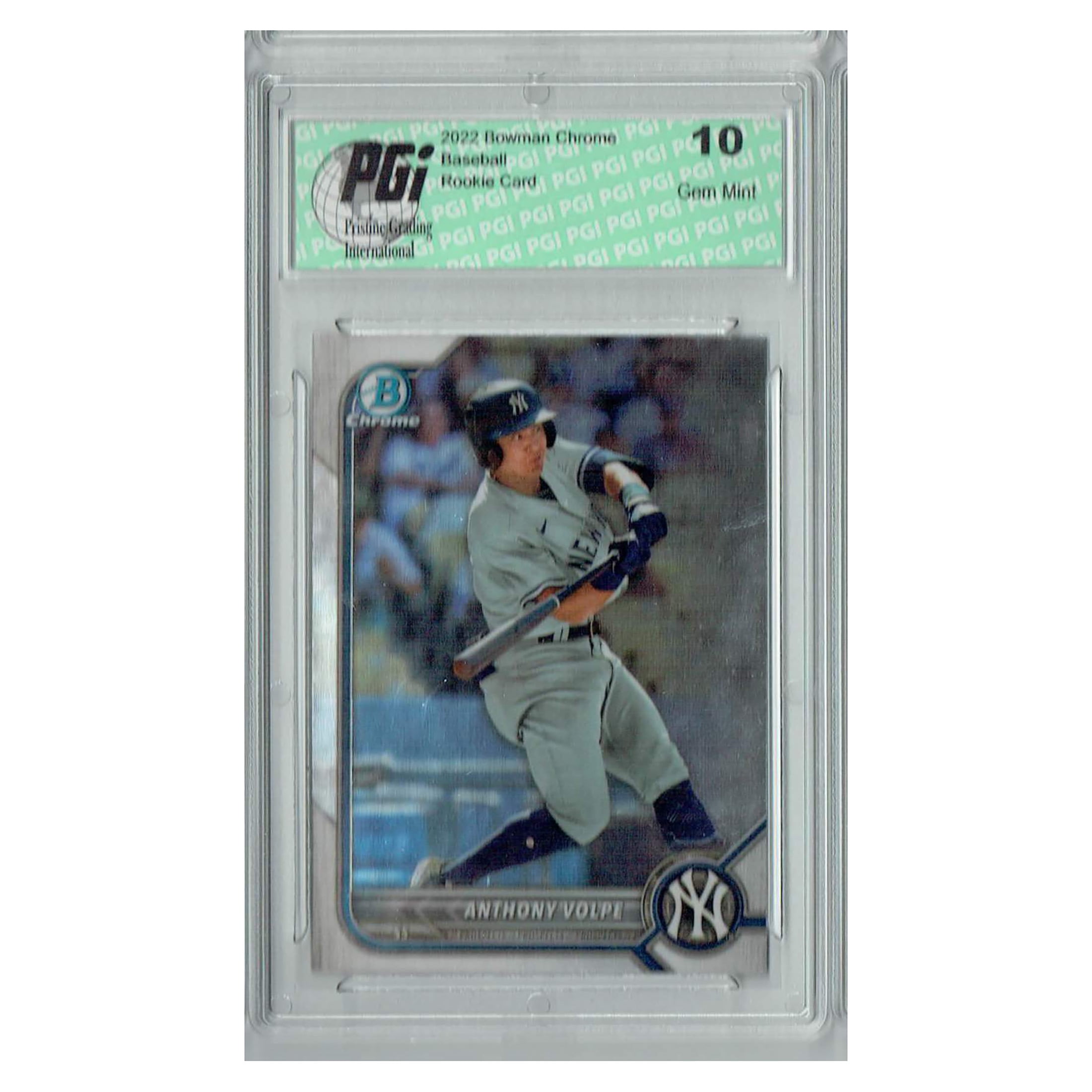 Anthony Volpe 2022 Bowman Chrome #BDC-68 Yankees Rookie Card PGI 