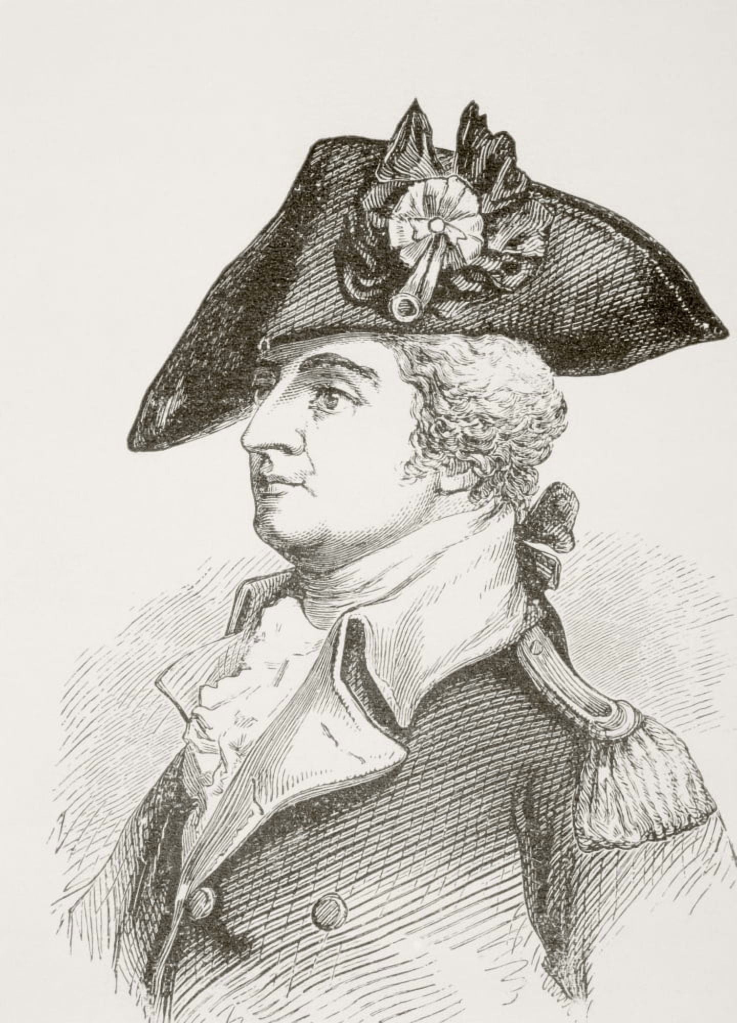 Anthony Wayne 1745 To 1796 United States Army General And Statesman From A 19Th Century Illustration Canvas Art - Ken Welsh Design Pics (12 x 17)