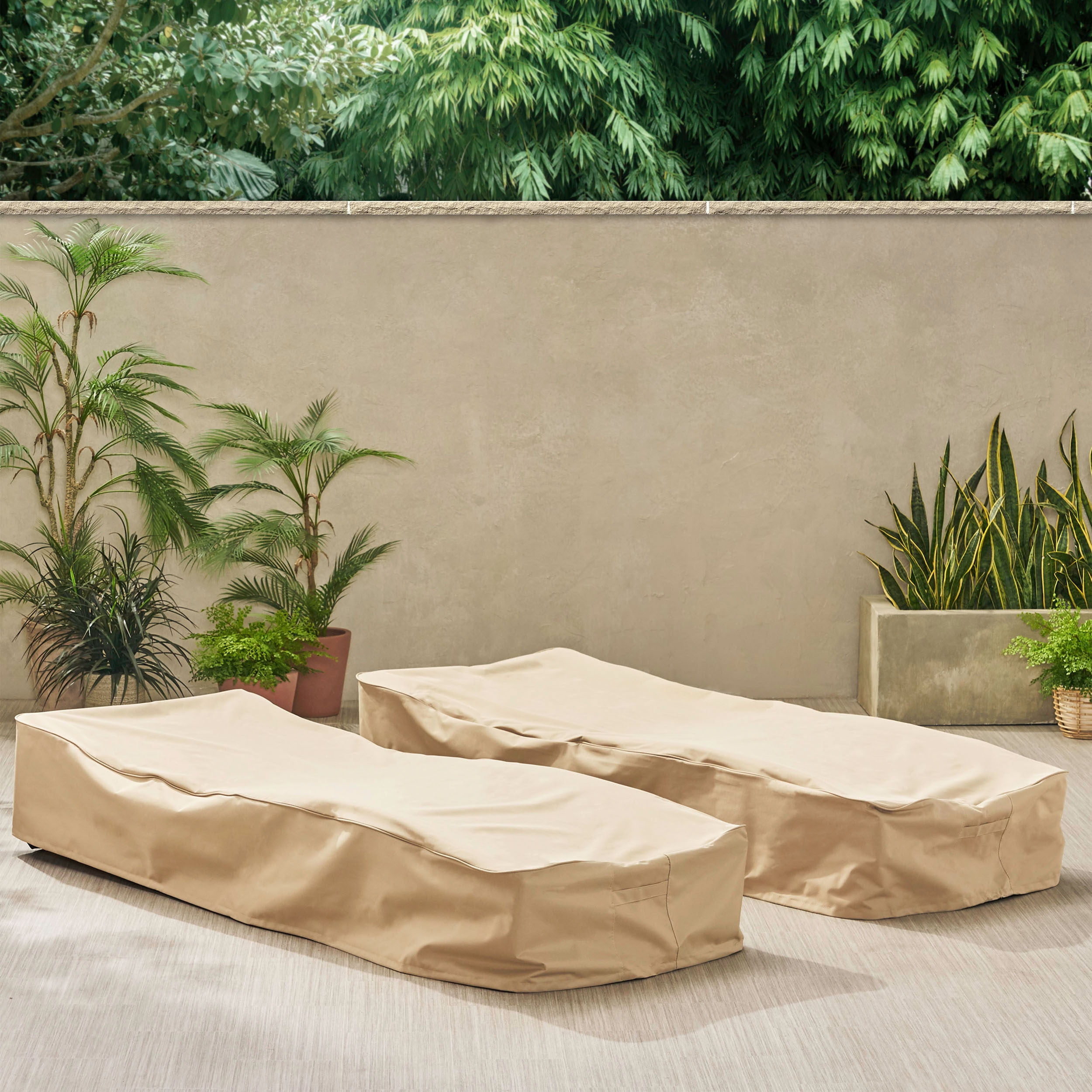 Anthony Wicker Lounge with Cover, Set of 2, Multibrown