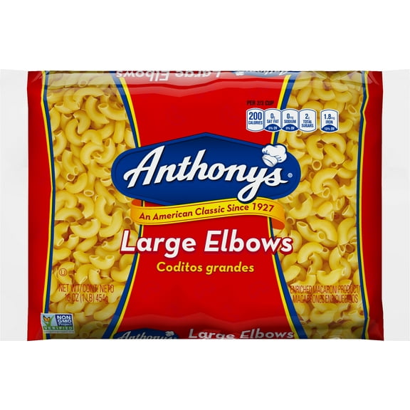 Anthony's Large Elbows, 16 oz
