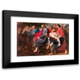 thumbnail image 1 of Anthony van Dyck 14x11 Black Modern Framed Museum Art Print Titled - The Entry of Christ into Jerusalem (1617), 1 of 5