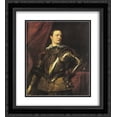 thumbnail image 1 of Anthony van Dyck 2x Matted 20x22 Black Ornate Framed Art Print 'Portrait of a Young General', 1 of 2