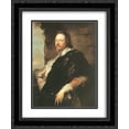 thumbnail image 1 of Anthony van Dyck 2x Matted 20x24 Black Ornate Framed Art Print 'Nicholas Lanier', 1 of 2