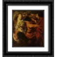 thumbnail image 1 of Anthony van Dyck 2x Matted 20x24 Black Ornate Framed Art Print 'Silenus Drunk', 1 of 2