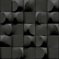 thumbnail image 1 of Anthracite 3D Blocks Geometric Wallpaper R8073, 1 of 3
