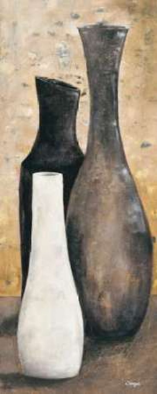 Anthracite I Canvas Art - Loretta Linza (10 x 20)