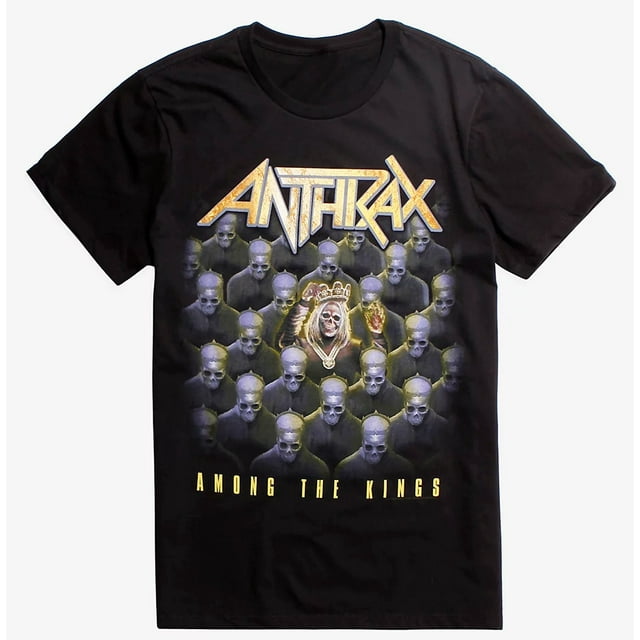Anthrax AMONG THE KINGS TShirt Heavy Metal Band NEW Licensed & Official