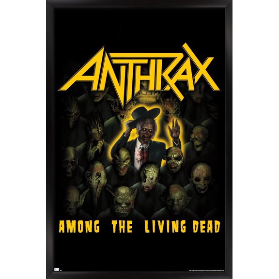 Anthrax - Among The Living Dead Wall Poster, 22.375" x 34" Framed