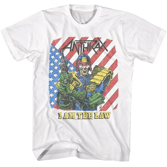 Anthrax I Am The Law Men's T Shirt