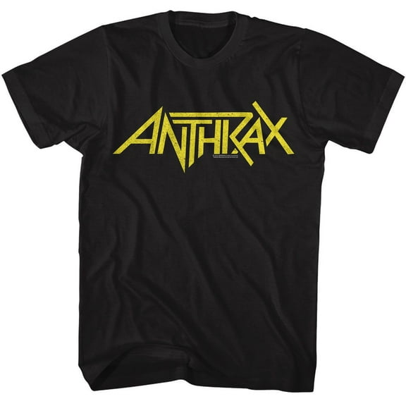 Anthrax Logo Black Adult T-Shirt 3Xlt