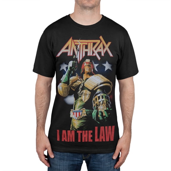 Anthrax Men's Judge Dredd Tour Short Sleeve T Shirt