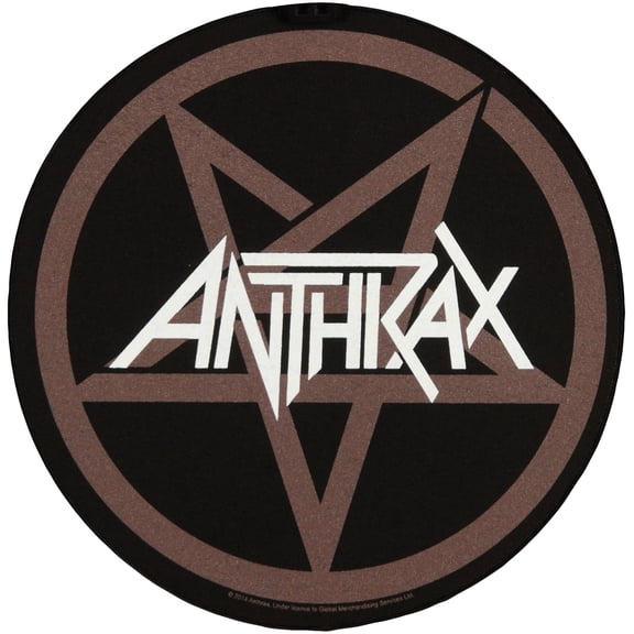 Anthrax Men's Pentathrax Back Patch Black