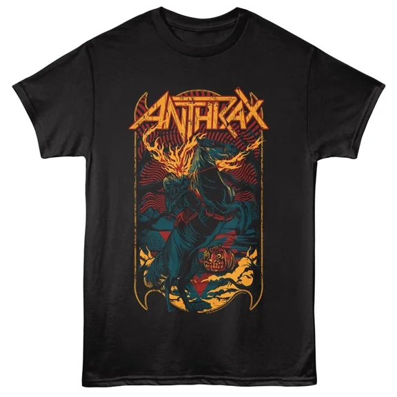 Anthrax Music Band Headless Horseman Heavy Metal Rock Graphic Unisex T-Shirt, S-5XL