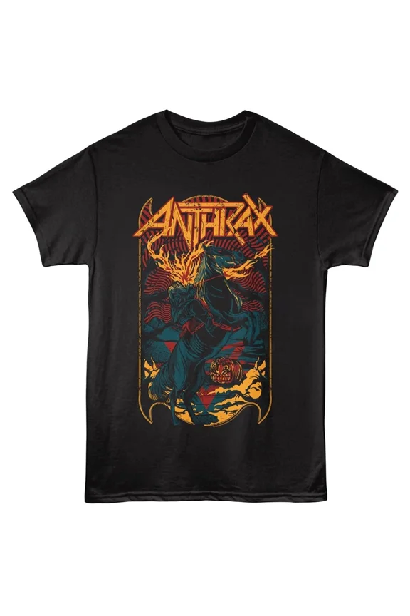 Anthrax Music Band Headless Horseman Heavy Metal Rock Graphic Unisex T-Shirt, S-5XL
