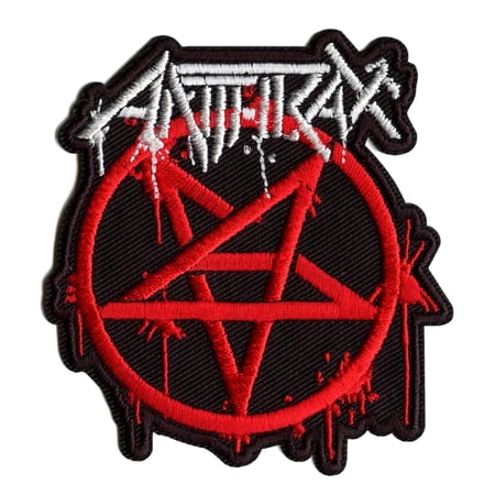 Anthrax Patch Masters Logo Embroidered Iron On
