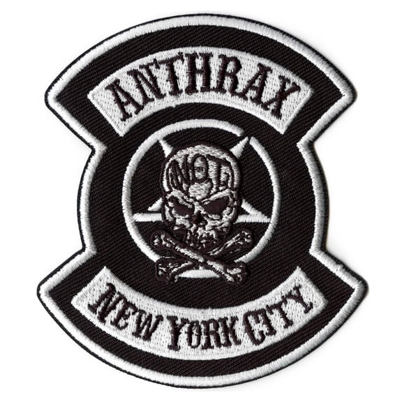 Anthrax Patch NYC Logo Embroidered Iron On