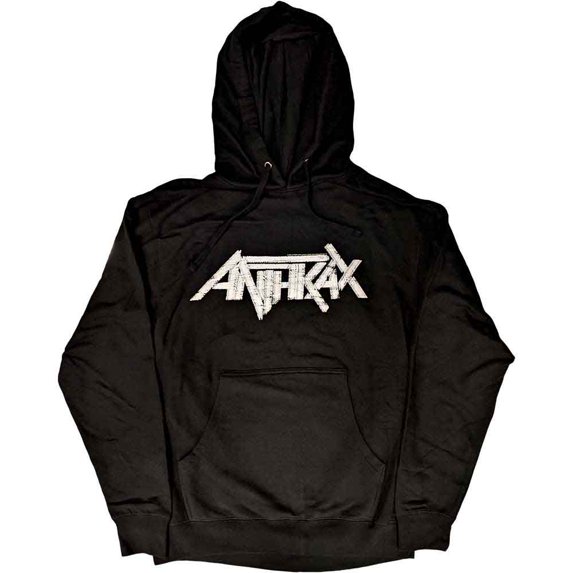 Anthrax Unisex Pullover Hoodie Sweatshirt Logo (Small)
