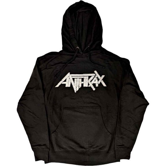 Anthrax Unisex Pullover Hoodie Sweatshirt Logo (Small)