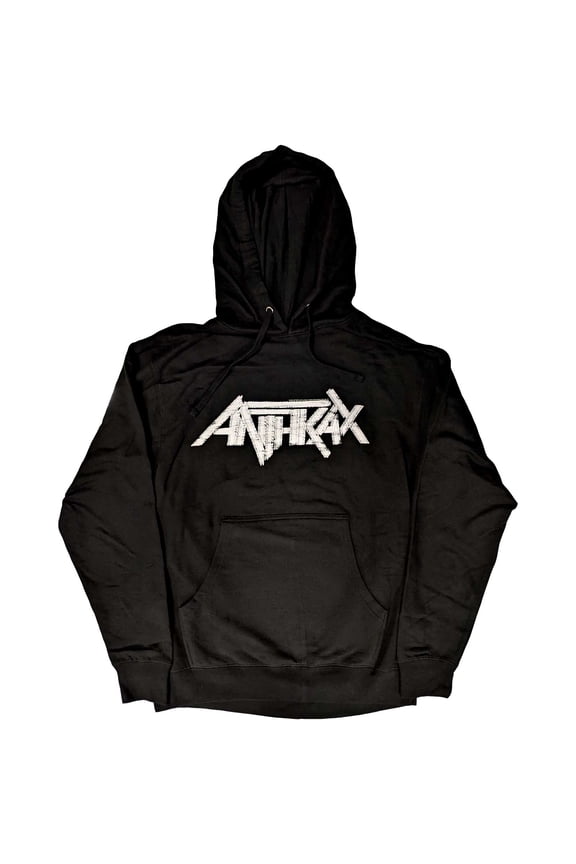 Anthrax Unisex Pullover Hoodie Sweatshirt Logo (XX-Large)
