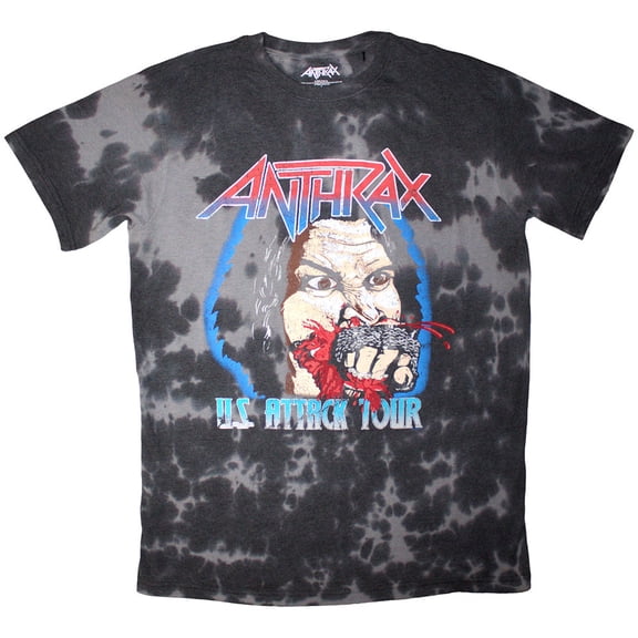 Anthrax Unisex T-Shirt Fistful Of Metal (Black) (Wash Collection) (XX-Large)