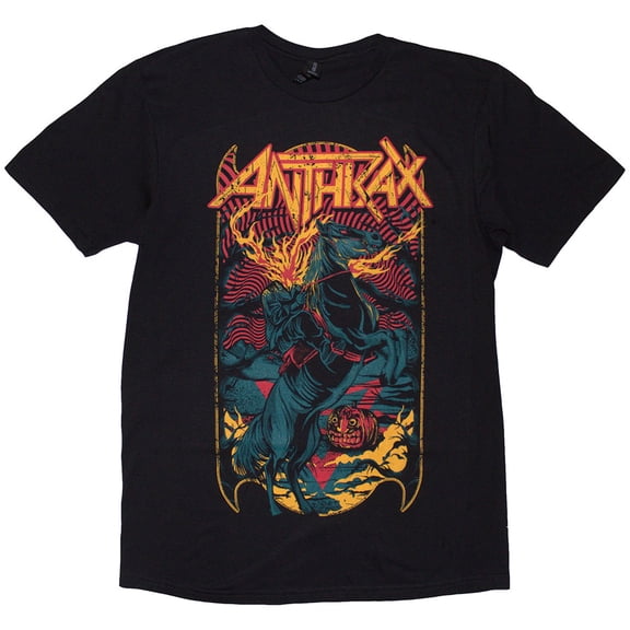 Anthrax Unisex T-Shirt Headless Horseman (Black) (X-Large)