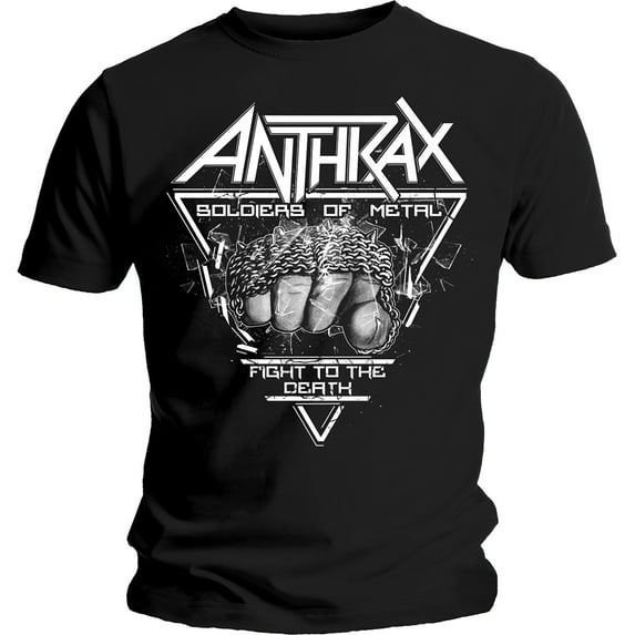 Anthrax Unisex T-Shirt Soldier of Metal FTD (Medium)