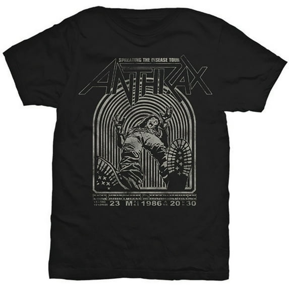 Anthrax Unisex T-Shirt Spreading the disease (Small)