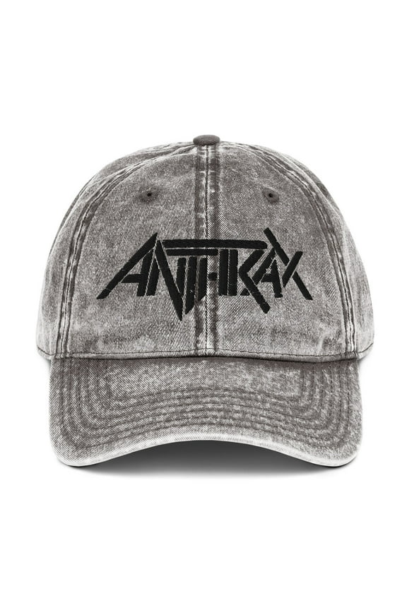 Anthrax - Vintage Cotton Twill HD Embroidered Cap