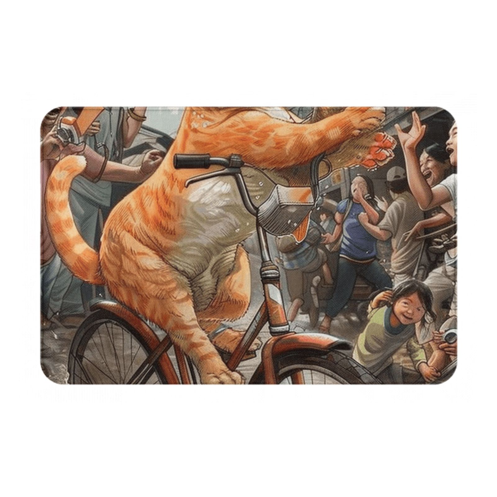 Anthropomorphic animal Bathroom floor mat, carpet, non slip, washable