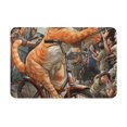 Anthropomorphic animal Bathroom floor mat, carpet, non slip, washable