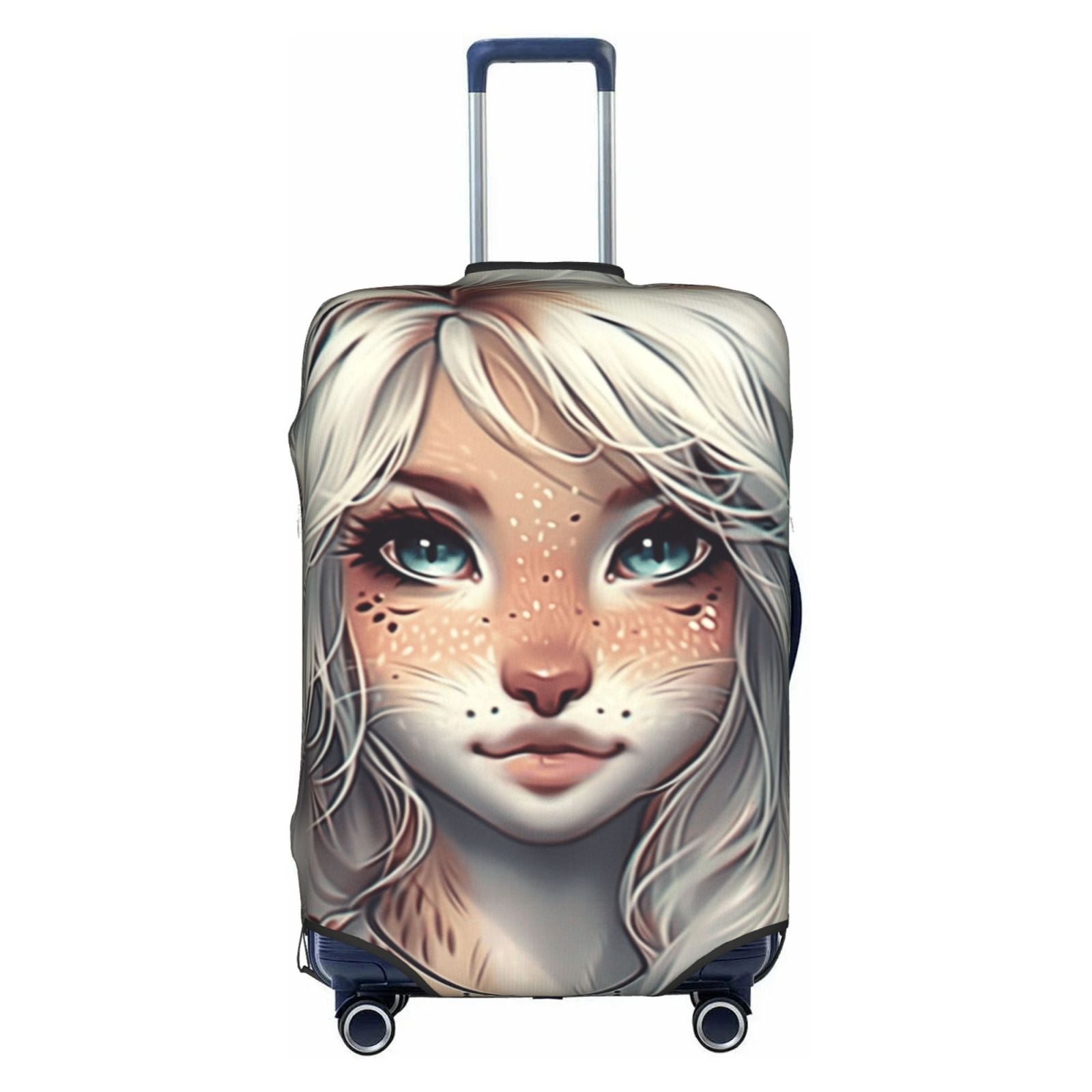 Anthropomorphic felines Trolley Case s Allinclusive Model Stretchable