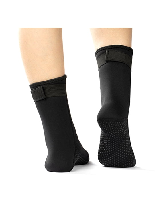 Anti 3MM Neoprene Wetsuit Socks Warm Diving Socks Winter Surfing Socks Thermal Anti Slip Boots For Spearfishing Swimming Rafting Snorkeling Sailing