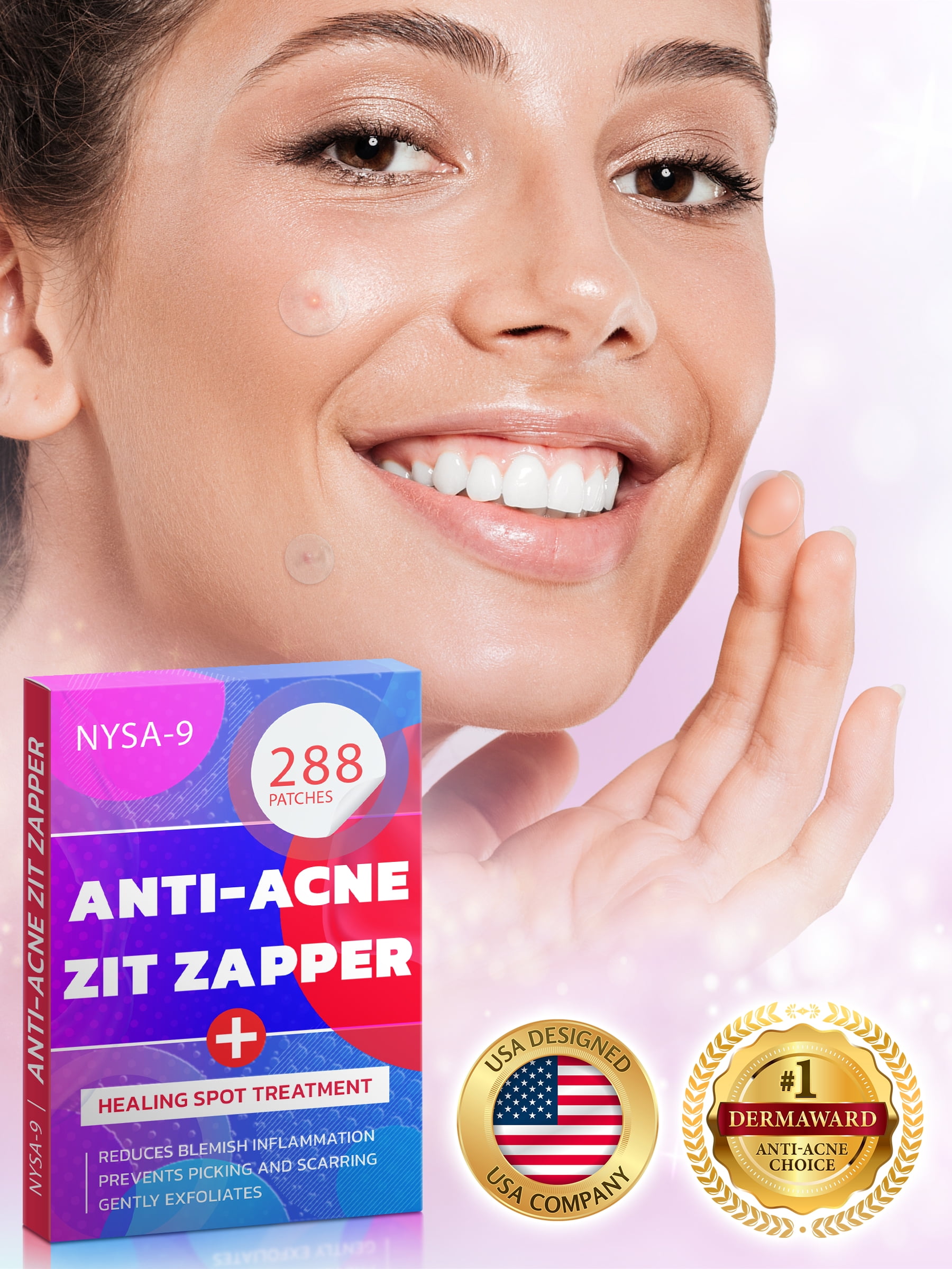 Amazon.com: LitBear Star Pimple Patches, Black & Pink